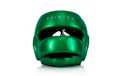 Шлем с бампером Fairtex HG17 green L