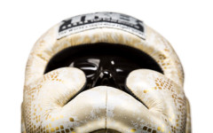 Боксерский шлем TKHGSS-02 WH\GD Gold "Snake Edition" Head Guard L