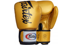 Боксерские перчатки Fairtex BGV19 gold 16 oz