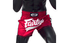 Шорты для бокса Fairtex BS1704 (красный-белый) XL